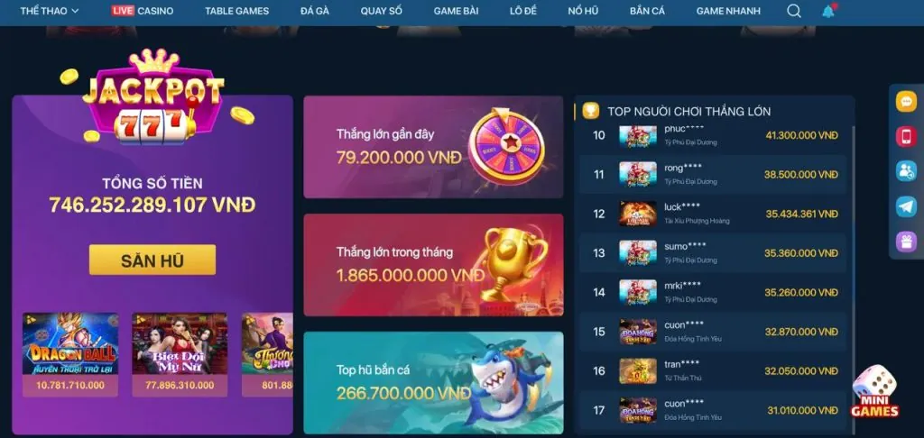 Giao diện cá cược trực tiếp với tỷ lệ cược thay đổi liên tục